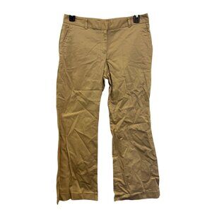 Daisy Fuentes Petites Womens Khaki Trousers Size 10P Cotton